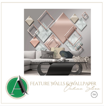 Load image into Gallery viewer, "Arna Collection" - Feature Wall - 3D Geometric Marble Wall Sticker Removable - 8 Square Meters