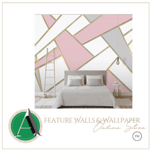 Load image into Gallery viewer, "Arna Collection" - Feature Wall - 3D Geometric Abstract Wall Sticker Removable - 8 Square Meters