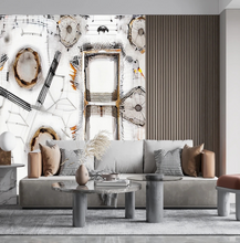 Load image into Gallery viewer, "Arna Collection" - Feature Wall - Abstract Wall Sticker Removable - 10 Square Meters