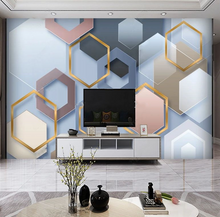 Load image into Gallery viewer, "Arna Collection" - Feature Wall - Abstract 3D Solid Geometric Wall Sticker Removable - 8 Square Meters (Many Sizes)