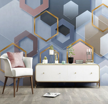 Load image into Gallery viewer, "Arna Collection" - Feature Wall - Abstract 3D Solid Geometric Wall Sticker Removable - 8 Square Meters (Many Sizes)