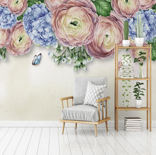 Load image into Gallery viewer, "Arna Collection" - Feature Wall - 3D Rose Flowers Wall Sticker Removable - 12 Square Meters (Many Sizes)