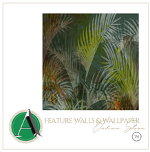 Load image into Gallery viewer, "Arna Collection" - Feature Wall - Modern Nordic Leaves Tropical Plants Fresco Wall Sticker Removable - 10 Square Meters (Many Sizes)
