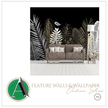 Load image into Gallery viewer, "Arna Collection" - Feature Wall - Modern Nordic Leaves Wall Sticker Removable - 10 Square Meters (Many Sizes)