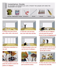 Load image into Gallery viewer, "Arna Collection" - Feature Wall - Vintage Wood Grain Map Wall Sticker Removable - 10 Square Meters (Many Sizes)