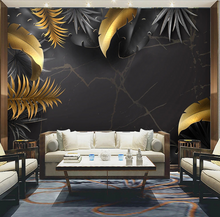 Load image into Gallery viewer, "Arna Collection" - Feature Wall - Vintage Gold & Silver Wall Sticker Removable - 10 Square Meters (Many Sizes)