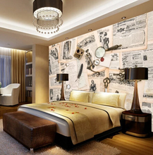 Load image into Gallery viewer, "Arna Collection" - Feature Wall - Restaurant Motorcycle Map Wall Sticker Removable - 10 Square Meters (Many Sizes)