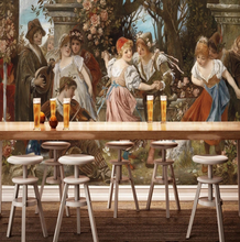 Load image into Gallery viewer, "Arna Collection" - Feature Wall - European Figures Oil Painting Music Ball Wall Sticker Removable - 10 Square Meters (Many Sizes)