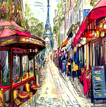 Load image into Gallery viewer, "Arna Collection" - Feature Wall - 3D Street View Graffiti Sticker Removable - 10 Square Meters (Many Sizes)