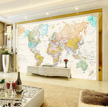 Load image into Gallery viewer, "Arna Collection" - Feature Wall - 3D World Map Sticker Removable - 4 Square Meters (Many Sizes)