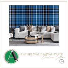 Load image into Gallery viewer, "Arna Collection" - Feature Wall - British Tartan Sticker Removable - 4 Square Meters (Many Sizes)