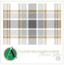 Load image into Gallery viewer, "Arna Collection" - Feature Wall - British Tartan Sticker Removable - 4 Square Meters (Many Sizes)