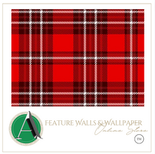 Load image into Gallery viewer, "Arna Collection" - Feature Wall - British Tartan Sticker Removable - 4 Square Meters (Many Sizes)