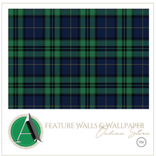 Load image into Gallery viewer, "Arna Collection" - Feature Wall - British Tartan Sticker Removable - 4 Square Meters (Many Sizes)