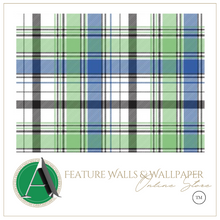 Load image into Gallery viewer, "Arna Collection" - Feature Wall - British Tartan Sticker Removable - 4 Square Meters (Many Sizes)