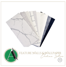 Load image into Gallery viewer, "Arna" Collections - DIY - Custom 10 Piece Marble Grain 3D Wall Sticker 30x60cm PVC Waterproof