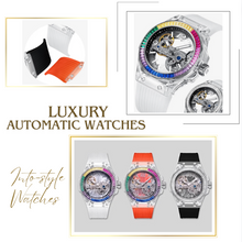 Load image into Gallery viewer, Luxury Rainbow Ladies Automatic Luminous Mechanical Watch