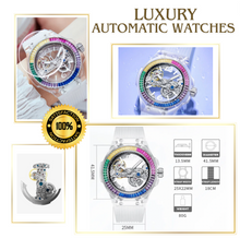 Load image into Gallery viewer, Luxury Rainbow Ladies Automatic Luminous Mechanical Watch