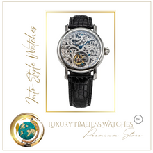 Load image into Gallery viewer, Luxury Tourbillion 12 Diamond Designer Watch