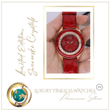 Load image into Gallery viewer, Limited Edition - Swarovski Crystal Metallic Red Designer