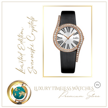 Load image into Gallery viewer, Limited Edition - Swarovski Crystal Limelight Rose Gold Black Diamond