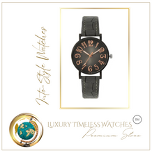 Load image into Gallery viewer, Luxury Stylish Quartz Watches Dark Grey