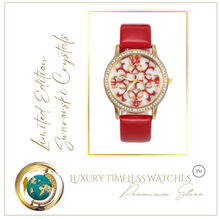 Load image into Gallery viewer, Limited Edition - Swarovski Crystal Red Gold