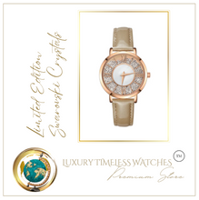 Load image into Gallery viewer, Limited Edition - Swarovski Crystal Golden Tan