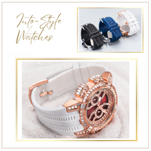 Load image into Gallery viewer, Limited Edition - Arna's Diamond Chronograph Baguette White Rose Gold