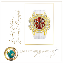 Load image into Gallery viewer, Limited Edition - Arna's Diamond Chronograph Baguette White Yellow Gold