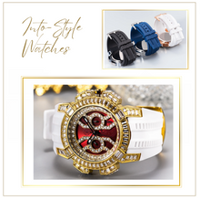 Load image into Gallery viewer, Limited Edition - Arna's Diamond Chronograph Baguette White Yellow Gold