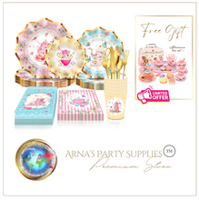Load image into Gallery viewer, Royal Teacup Theme Birthday Party - 8 People Setting + Free Gift