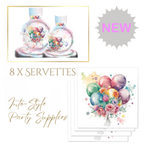 Load image into Gallery viewer, Balloon Theme Birthday Party - 8 People Setting + Free Gifts