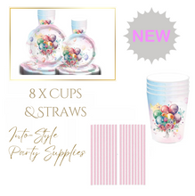 Load image into Gallery viewer, Balloon Theme Birthday Party - 8 People Setting + Free Gifts