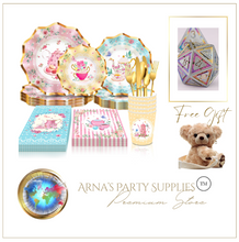 Load image into Gallery viewer, Royal Teacup Theme Birthday Party - 8 People Setting + Free Gifts