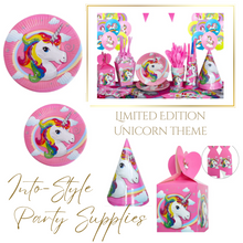 Load image into Gallery viewer, Unicorn Theme Birthday Party - 10 People Setting + Free Gifts