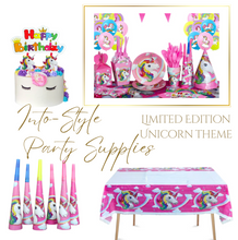 Load image into Gallery viewer, Unicorn Theme Birthday Party - 10 People Setting + Free Gifts