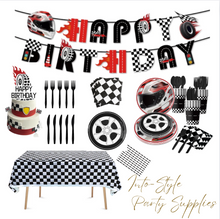 Load image into Gallery viewer, Racing Theme Birthday Party - 10 People Setting + Free Gifts