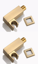 Load image into Gallery viewer, "Arna" Collection - Bath Shower Faucet Set Auto - Thermostat Control Brass Brushed Gold/Black In-Wall Shower Mixer Tap Hot & Cold Hand held Shower