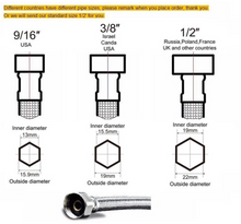 Load image into Gallery viewer, "Arna" Collection - Pull Out Basin Faucets Brass Sink Mixer Tap Hot & Cold Single Handle Brushed Gold Bathroom/Lavatory Water Crane Vessel Copper