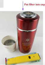 Load image into Gallery viewer, 400ml Alkaline Hydrogen Flasks Nano Energy Water Bottle with Filter