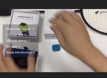 Load image into Gallery viewer, Badminton - Coollang Smart Badminton Racket Tracker Sensor Wireless Bluetooth 2.0 Motion Analyzer for Android IOS Smartphone Sport Tracker