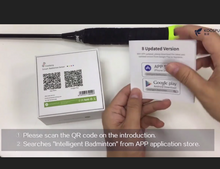 Load image into Gallery viewer, Badminton - Coollang Smart Badminton Racket Tracker Sensor Wireless Bluetooth 2.0 Motion Analyzer for Android IOS Smartphone Sport Tracker