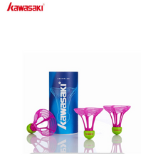 Load image into Gallery viewer, Badminton - Air Shuttle 3 Pieces Kawasaki Air Shuttle Badminton Plastic Nylon Ball for Training