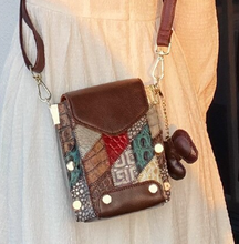 Load image into Gallery viewer, "Arna Lisa" Collection - Legend Small Genuine Leather Women Crossbody Shoulder Bag Purse Vintage Bucket Design