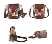 Load image into Gallery viewer, "Arna Lisa" Collection - Legend Small Genuine Leather Women Crossbody Shoulder Bag Purse Vintage Bucket Design