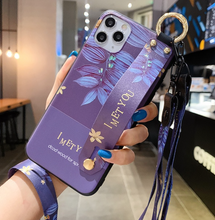 Load image into Gallery viewer, Luxury iPhone Case Set - Iphone 11 12 pro max SE 2020 7 8 plus 6 6s plus X Xs max XR Soft Strap Phone Holder Case