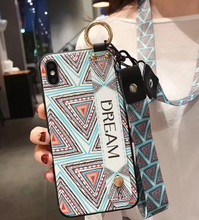 Load image into Gallery viewer, Luxury iPhone Case Set - Iphone 11 12 pro max SE 2020 7 8 plus 6 6s plus X Xs max XR Soft Strap Phone Holder Case