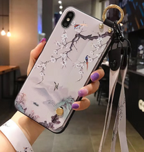 Load image into Gallery viewer, Luxury iPhone Case Set - Iphone 11 12 pro max SE 2020 7 8 plus 6 6s plus X Xs max XR Soft Strap Phone Holder Case