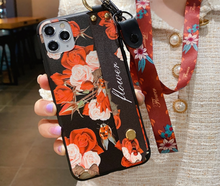 Load image into Gallery viewer, Luxury iPhone Case Set - Iphone 11 12 pro max SE 2020 7 8 plus 6 6s plus X Xs max XR Soft Strap Phone Holder Case